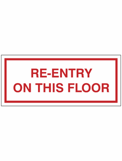 Re-entry on this floor