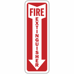 Fire Extinguisher w/ arrow
