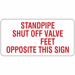 Standpipe Shut Off Valve