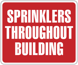 Sprinklers Throughout Building